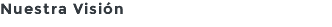 Nuestra Visión